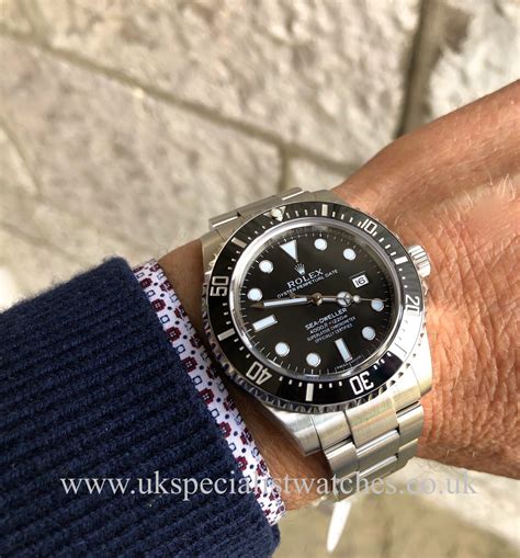 rolex sea dweller wrist shot|Rolex Sea-Dweller bezel.